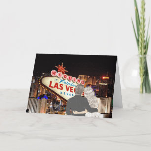 Bröllop i Las Vegas Card Tack Kort