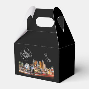 Bröllop i Las Vegas Favor Box Presentaskar