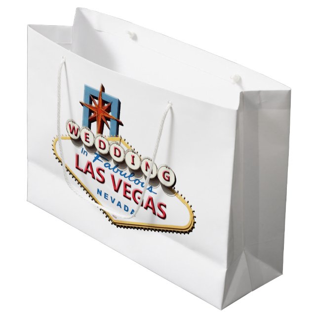 BRÖLLOP i Las Vegas Gift Bag (Framsidan Vinklad)