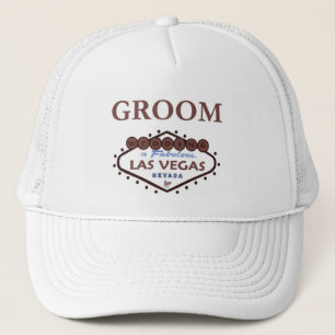 BRÖLLOP i Las Vegas Groom Cap Truckerkeps