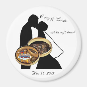 Bröllop i Las Vegas Magnet