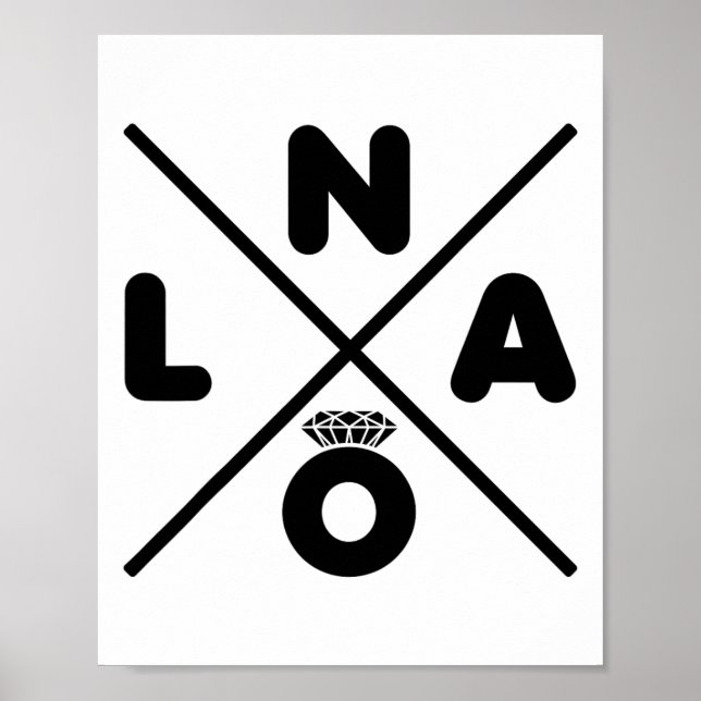 Bröllop i New Orleans Nola Speningsfest för Brudgu Poster (Framsidan)