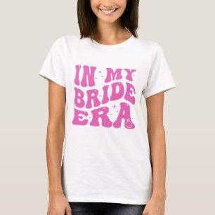 Bröllop i Pink Bride Era T Shirt