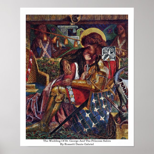 Bröllop i St. George och prinsessan Sabra Poster (Framsidan)