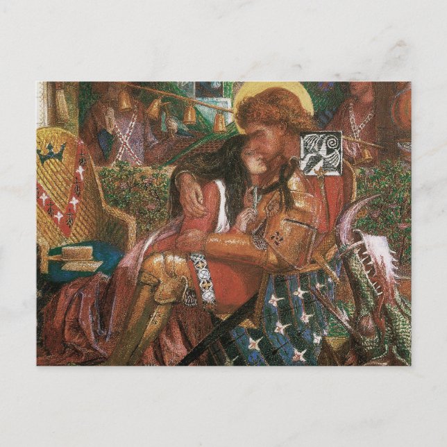 Bröllop i St George, Princess Sabra av Rossetti Vykort (Framsida)