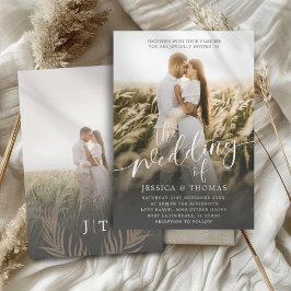 Bröllop i Svartvit foto Bröllop Inbjudningar