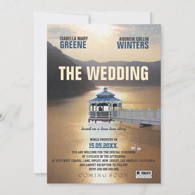 Bröllop Inbjudningar (Framsida)