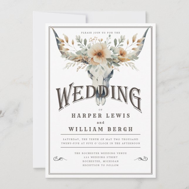 Bröllop Inbjudningar (Framsida)