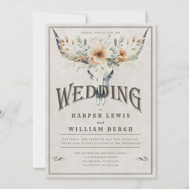Bröllop Inbjudningar (Framsida)