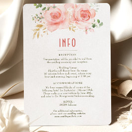 Bröllop Infoga INFO och Guld &  Inbjudningar