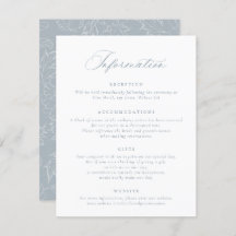 Bröllop-information om elegant Calligraphy-skript