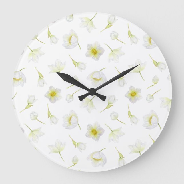 Bröllop Joy Wall Clock Stor Klocka (Framsida)