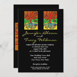 Bröllop - judisk och jiddisk - HBT TQ Inbjudningar