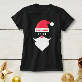 Bröllop jultomtens favoritbrid tee shirt