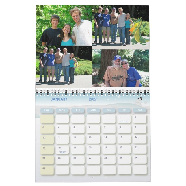 bröllop kalender (Jan 2027)