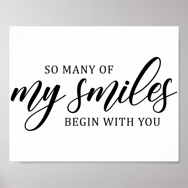 Bröllop Kärlek-citat Poster (Framsidan)