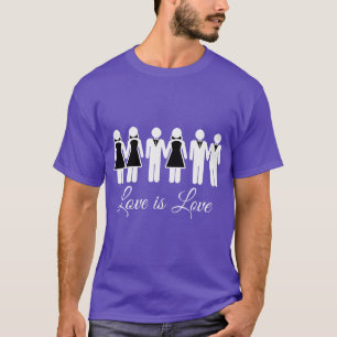 BRÖLLOP KÄRLEK IS KÄRLEK T-SHIRT
