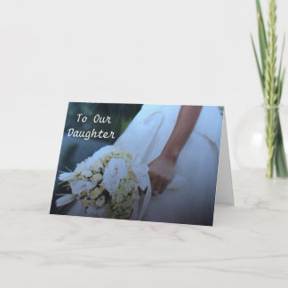 BRÖLLOP KÄRLEK OCH UPPLEVANDET AV VÅRT "DAUGHTER"- KORT
