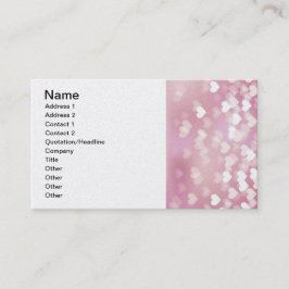 Bröllop Kärlek Vector Background shiny rosa hearts Visitkort