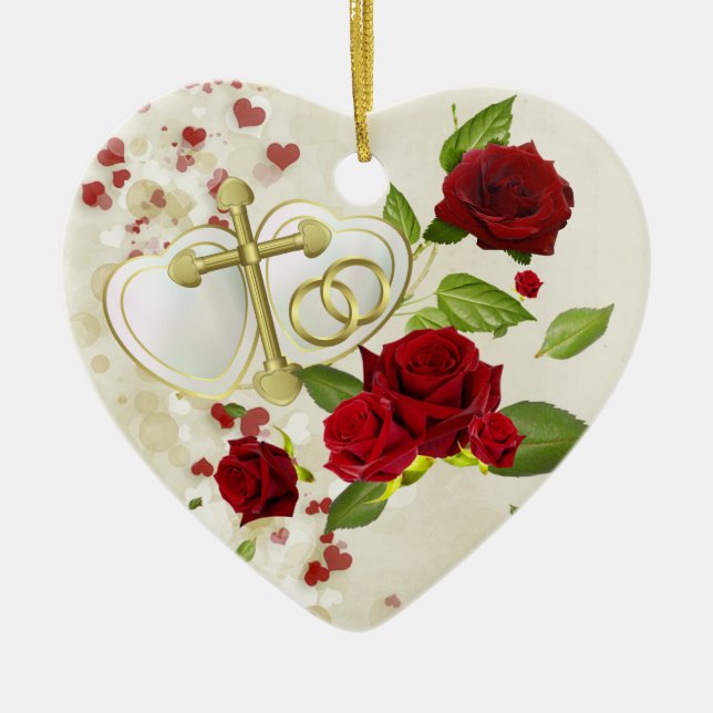 Bröllop Keepsak Ornament (Framsidan)