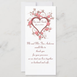 Bröllop Keepsaké Favor, Finare Heart Ram