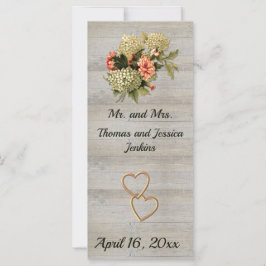 Bröllop Keepsaké Favor med Rustic Charm