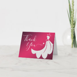 Bröllop-klänningen vid Vin | Möhippa av Anpassning Tack Kort