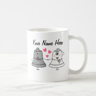 Bröllop Klockor Anpassningsbar Mugg Cute Funny Gif