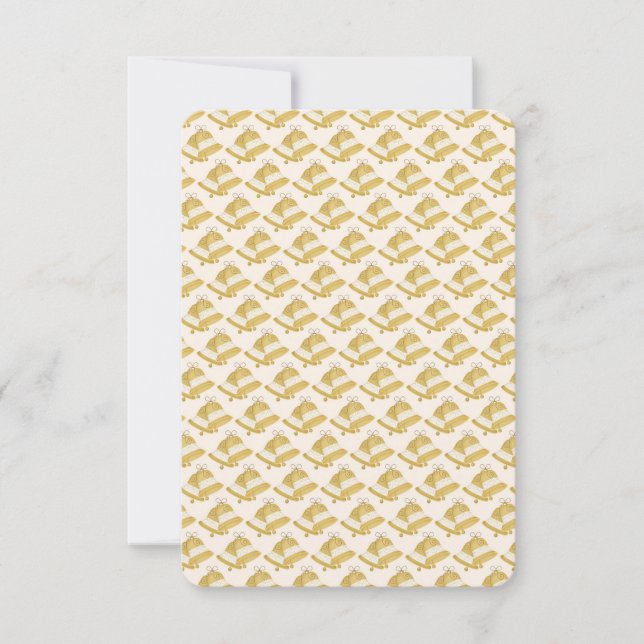 Bröllop Klockor (blank på baksidan) Inbjudningar (Framsida)