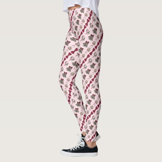 Bröllop Klockor Möhippa Ro Flower Bowtie Leggings (Vänster)