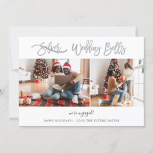 Bröllop Klockor Multi Photo Förlovning Card