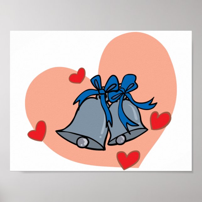 Bröllop Klockor Poster (Framsidan)