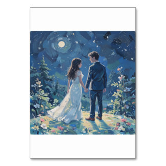 bröllop-kort bordsnummer