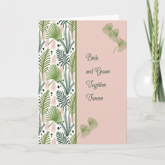 Bröllop kort för farbror och ny Bride (Framsida)