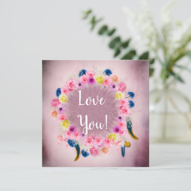 Bröllop-kort för fast hälsning kort (Stående Fram)