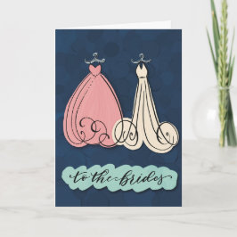 Bröllop-kort för lesbisk kort