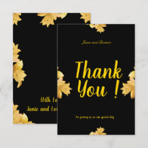 Bröllop - kort för stort tack