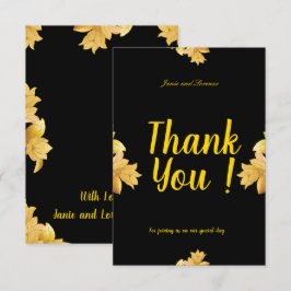 Bröllop - kort för stort tack