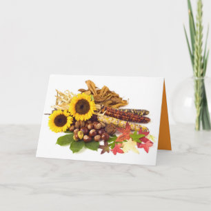 Bröllop-kort för thanksgiving Dag Helgkort