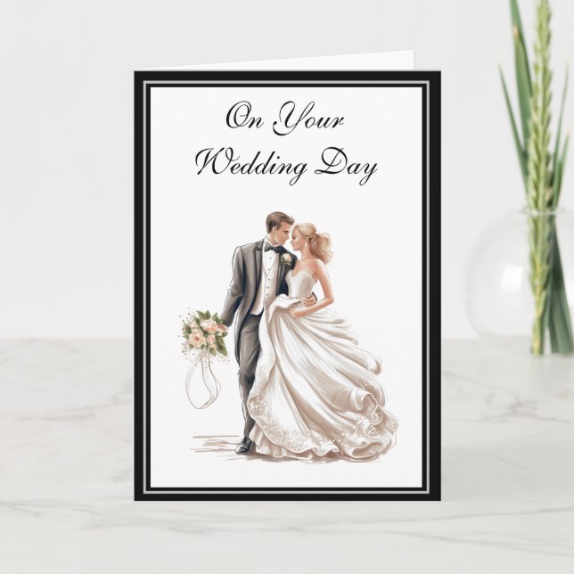 Bröllop-kort Kort (Framsida)