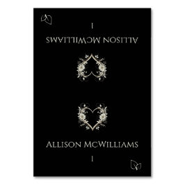 Bröllop-kort-Vegetariska Icon-Flowers Bordsnummer