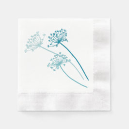 Bröllop (körvel) / kor (parsley teal) (papper napk pappersservett