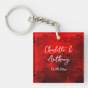 Bröllop Kreativ Abstrakt Artwork Red