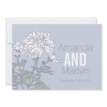 Bröllop krysanthemum vit blomma på grått bröllop