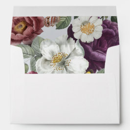 Bröllop-kuvert Bloom Butterfly Blommigt Vintage