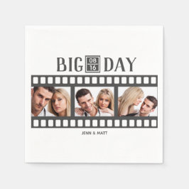 Bröllop Lägg till 3 foton, Roligt, film Pappersservett