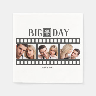 Bröllop Lägg till 3 foton, Roligt, film Pappersservett