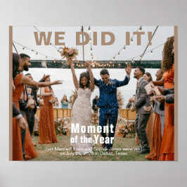 Bröllop Lägg till bild Puzzle Roligt Magazine Cove Poster