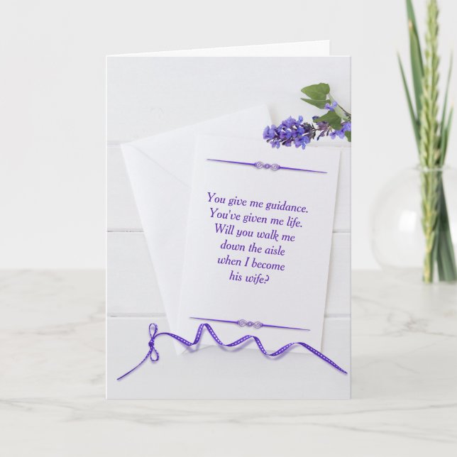 Bröllop lämnar mig i Aisle Kort (Framsida)