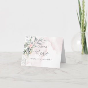 Bröllop Landsbygd Garden Rosa Blommigt Tack Kort